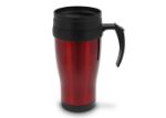 koffiebeker metaal 350 ml - rood