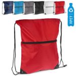 rugzak met koord 210t r-pet met rits