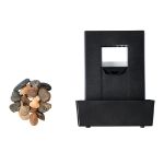 draagbare waterfontein met led verlichting huntan