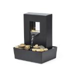 draagbare waterfontein met led verlichting huntan