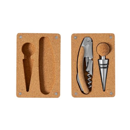 kurken wijnset maquin