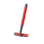 set balpen en rollerpen aluminium blauwschrijvend