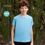 kinder t-shirt 160 gr/m2 katoen 4-5/6-8/10-12 jaar