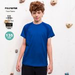 kinder t-shirt 135 gr/m2 polyester 4-6/6-8/10-12 j