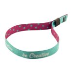 custom made festival armband rpet - zwart