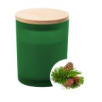 plantaardige geurkaars met bamboe deksel daizu xl - groen