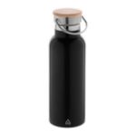 thermosfles recycled rvs renaslu 500 ml - zwart