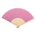 papieren waaier met bamboe ribben bapper - fuchsia