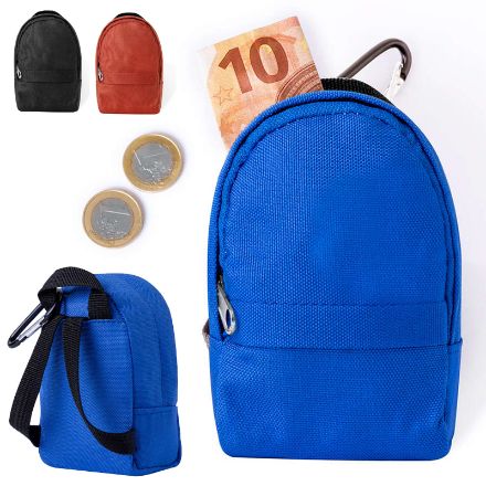 portemonnee in vorm van rugzak polyester meyvin