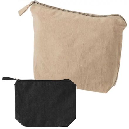 gerecyclede katoenen cosmetische tas
