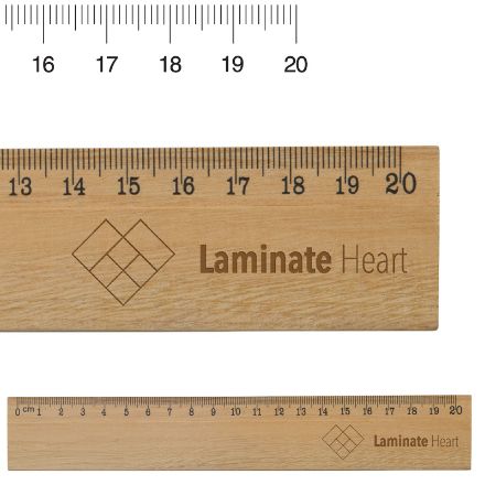 houten liniaal van cederhout 20 cm