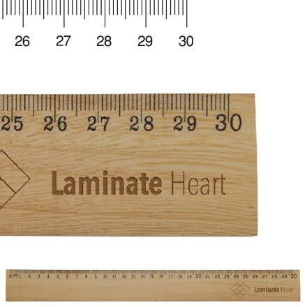 houten liniaal van cederhout 30 cm