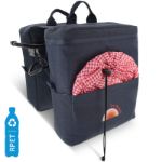 dubbele fietstas r-pet 22 liter
