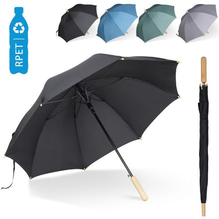 stok paraplu 25 inch r-pet recht handvat auto open