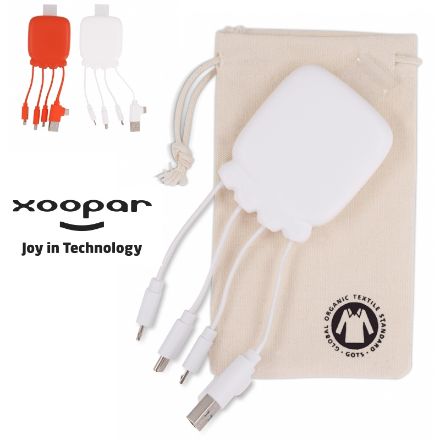 xoopar octopus gamma 2 bio charging cable w