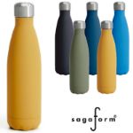 sagaform nils stalen fles rubber 500 ml
