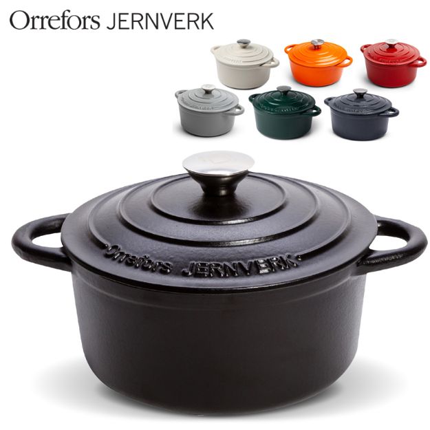 orrefors jernverk geëmailleerde braadpan 2800 ml