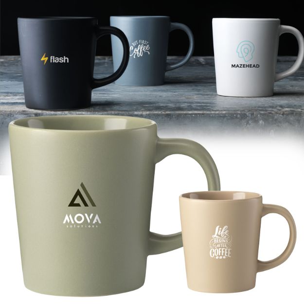 keramieke mok vaatwasbestendig mat 250 ml