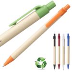 gerecycleerd papieren pen blauwschrijvend