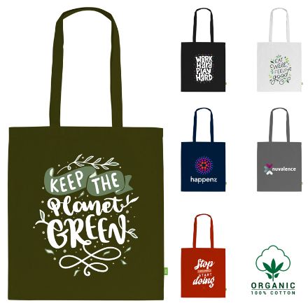 organic cotton shopper 140 gr/m2