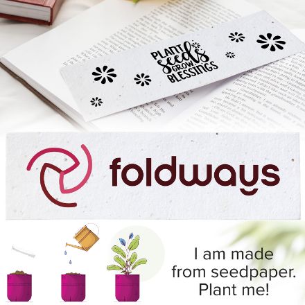 zaad papier boekenlegger