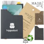 kaarthouder gemaakt van gerecycleerd leder