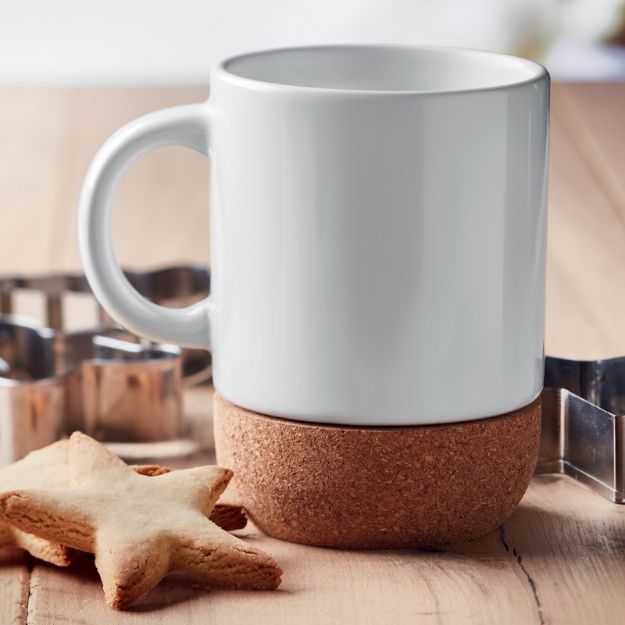 sublimatie mok met kurk detail 300 ml