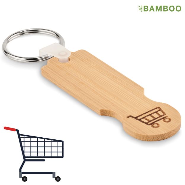 bamboe winkelwagenmuntje