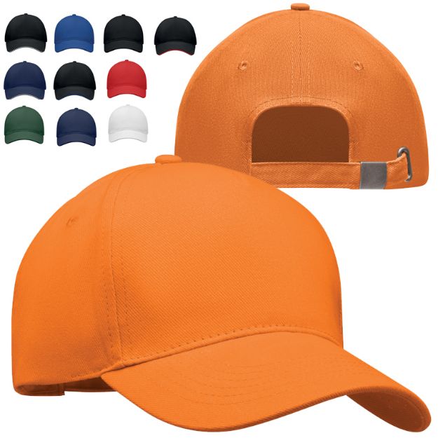 5 panelen baseballpet