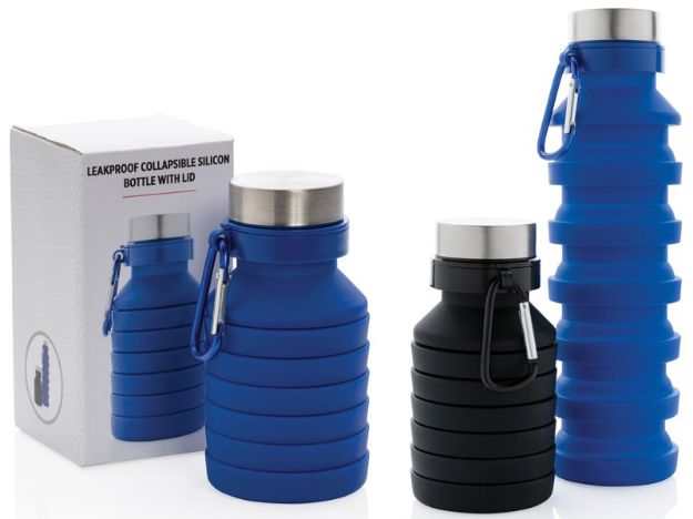 lekvrije opvouwbare siliconen fles 550 ml