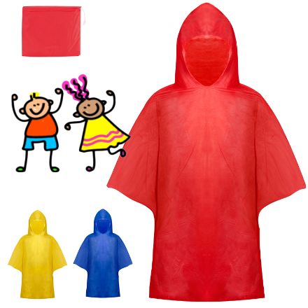 kinderponcho in hoes