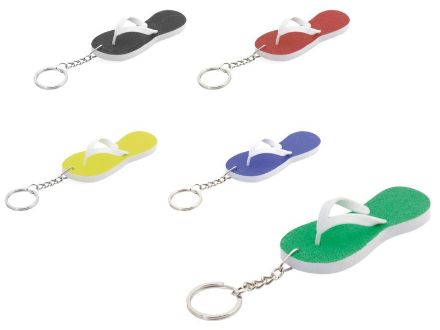 sleutelhanger met eva slipper. perle