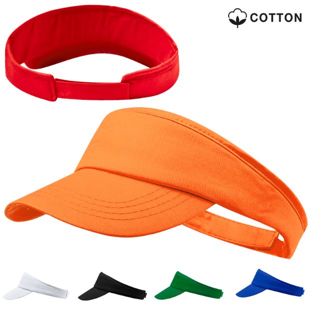 zonneklep van 100% katoen