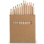 potlodendoosje twaalf naturel kleurpotloden