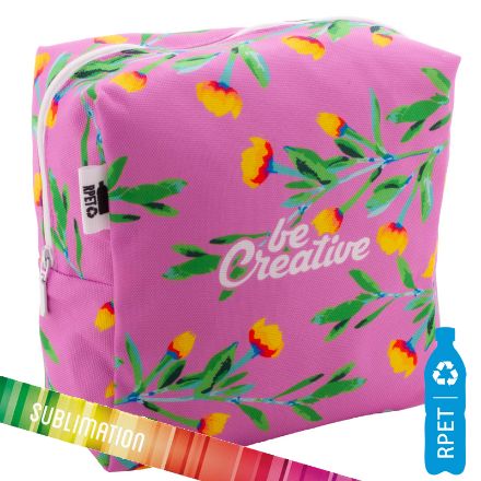 custom made make-up tas square large