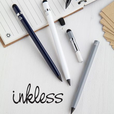 inktloze pen recycled aluminium eravoid