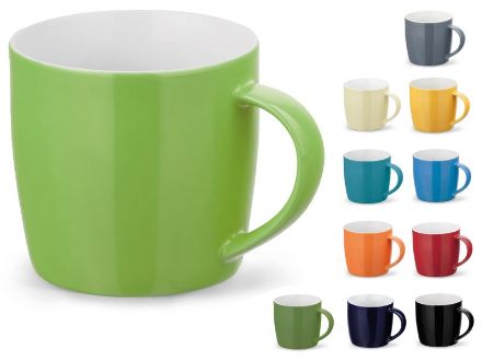 grote gekleurde mok in doosje 370 ml