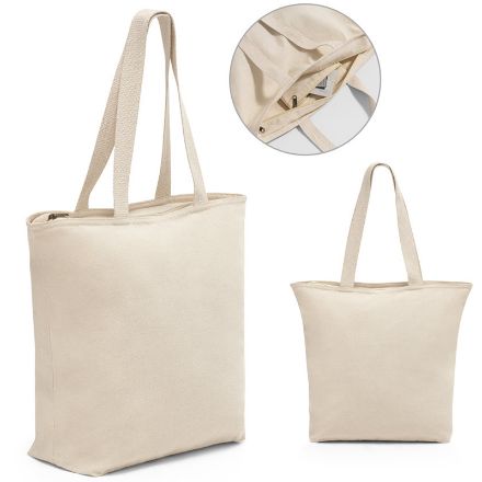 hackney. 100% katoenen tas met rits