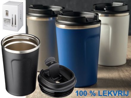 koperen thermosbeker lekvrij 360 ml