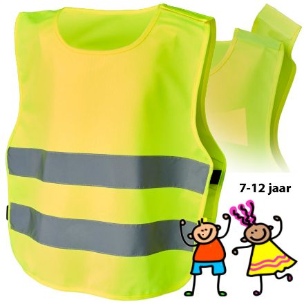 veiligheidsvest klittenband 7-12 jaar