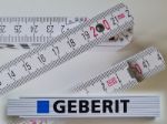 vouwmeter met gradenboog r/v 1 kleur bedrukt