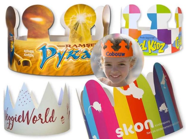 hoedje van papier-kroon custom made