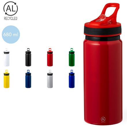 drinkfles recycled aluminium nolde 680 ml