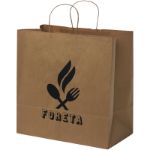 papieren tas 80-90 g/m2 kraft gedreaaide grepen xl