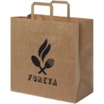papieren tas 80-90 g/m2 kraft platte grepen xl