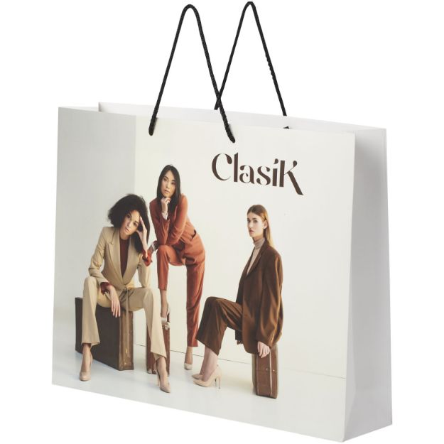 handgemaakte 170 g/m2 integra papieren tas xxl