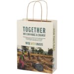 papieren tas 150 g/m2 van landbouwafval medium