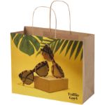 papieren tas 120 g/m2 gemaakt van kraftpapier l