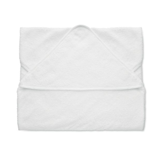 katoenen babyhanddoek met kap