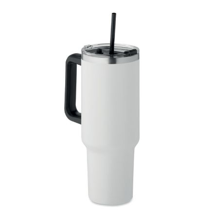 dubbelwandige beker recycled rvs 1200 ml